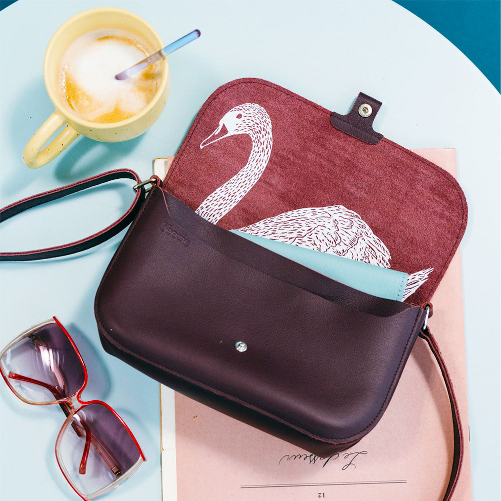 Tasche, Wild Swan, Aubergine