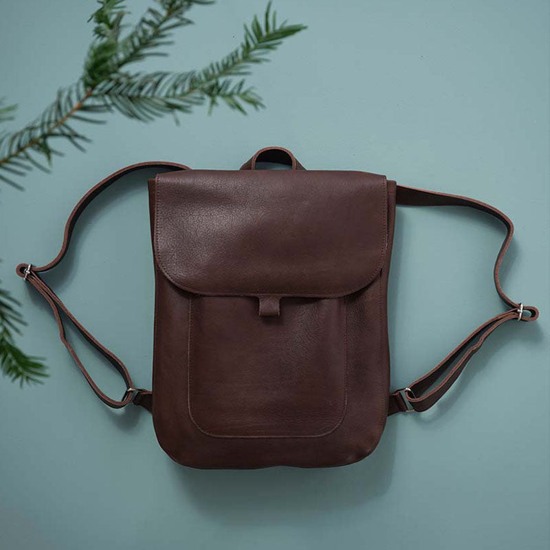 Rucksack, Come Along, Dark Brown used look