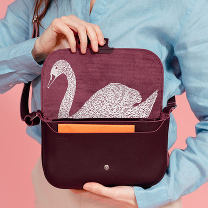 Tasche, Wild Swan, Aubergine