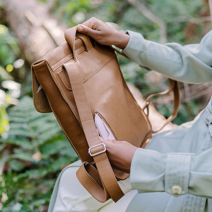 Rucksack, Come Along, Cognac used look