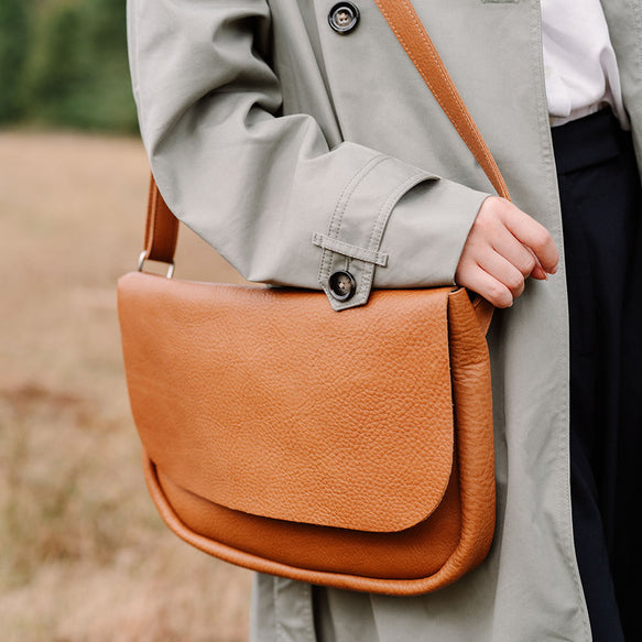 Tasche, Plant Sitter, Cognac used look