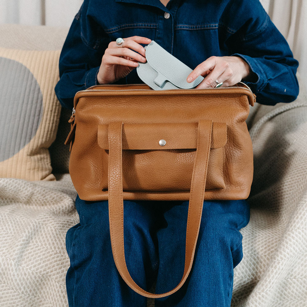 Tasche, Room Service, Cognac used look