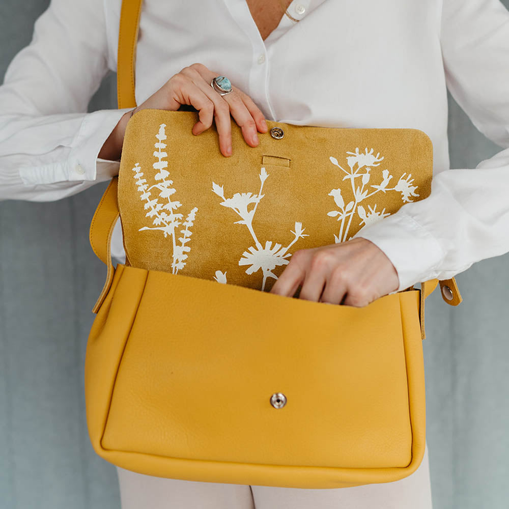 Tasche, Picking Flowers Medium, Yellow