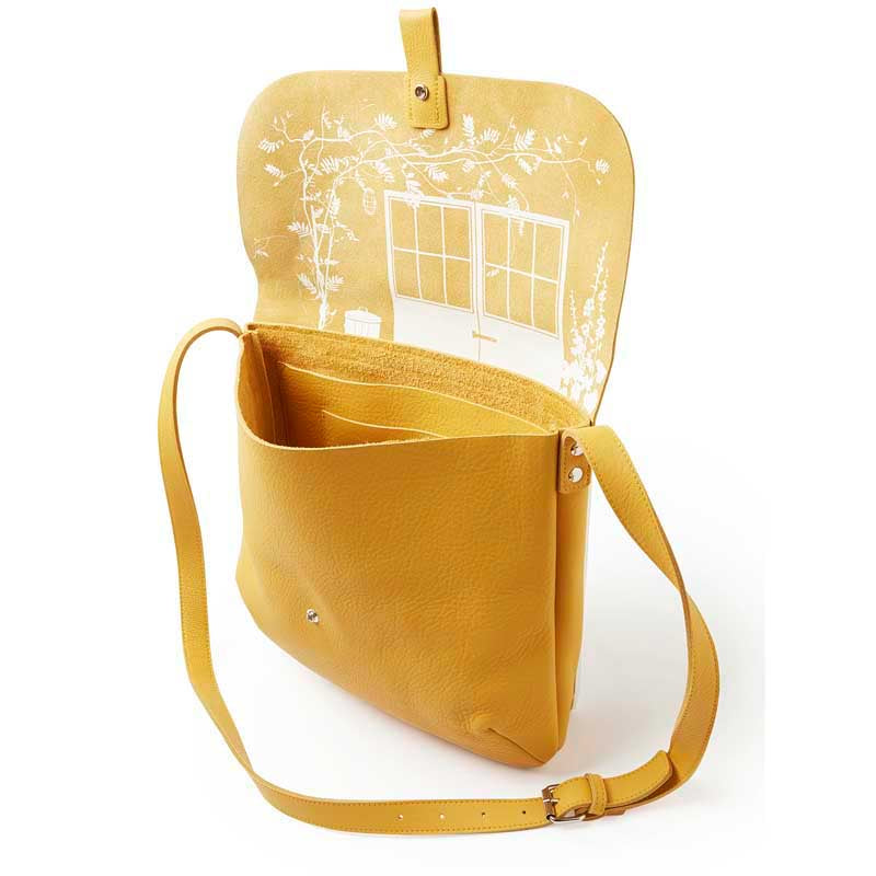 Schultertasche, Back Yard, Yellow