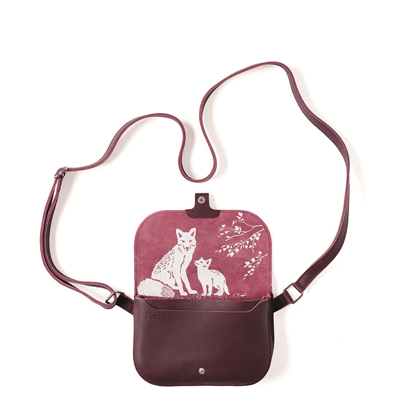 Tasche, Little Fox, Aubergine