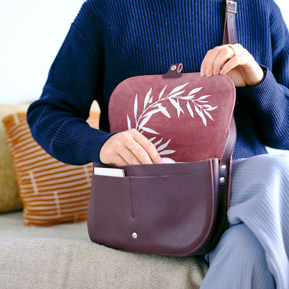 Tasche, Wish Tree, Aubergine