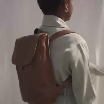 Rucksack, Come Along, Cognac used look