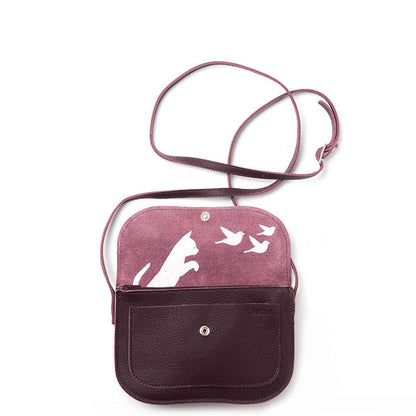 Tasche, Cat Chase, Aubergine